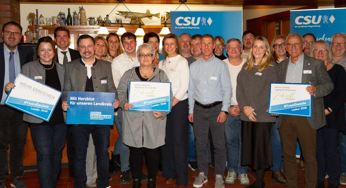 Gemeinsam mehr für Laaber und seine Ortsteile erreichen - Einstimmiges Votum für 20-köpfige Liste der CSU Laaber für die Kommunalwahl